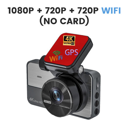 📹60% OFF FOR A LIMITED TIME!✨4K Ultra HD dash cam with night vision🚗Wi-Fi and loop recording for continuous monitoring🌙