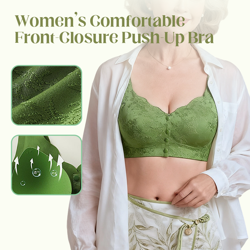 🏆50% OFF NOW! 🔥Buy 2 get 1 Free💥Comfort Front-Clasp & Wire-Free Seamless Bra