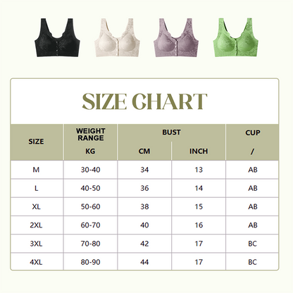 🏆50% OFF NOW! 🔥Buy 2 get 1 Free💥Comfort Front-Clasp & Wire-Free Seamless Bra