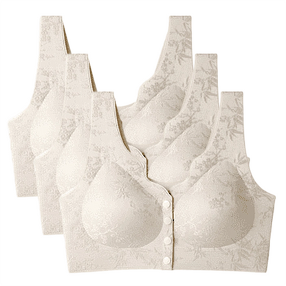 🏆50% OFF NOW! 🔥Buy 2 get 1 Free💥Comfort Front-Clasp & Wire-Free Seamless Bra