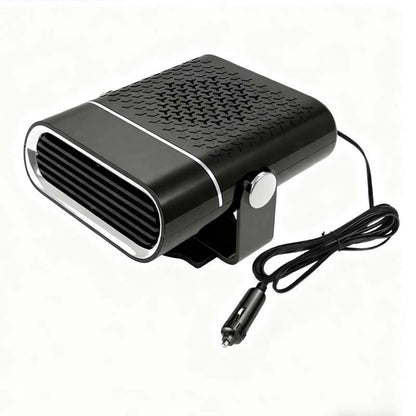 🚗🔥 2-in-1 Portable Car Heater & Fan - 360° Rotation, Quick Defrost, Heating & Cooling, Ultra-Quiet & Lightweight for All Seasons!