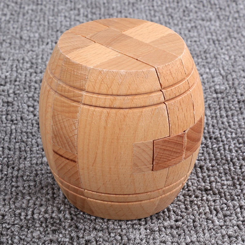 🔥 35% OFF! ✨ Luban Lock Wooden Puzzle - Stimulates Spatial Intelligence, Natural Wood Design, Educational Family Game 🧩🤲