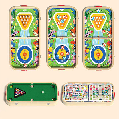 🔥New Hot Selling❤️‍🔥 6-in-1 Wooden Tabletop Game for Kids