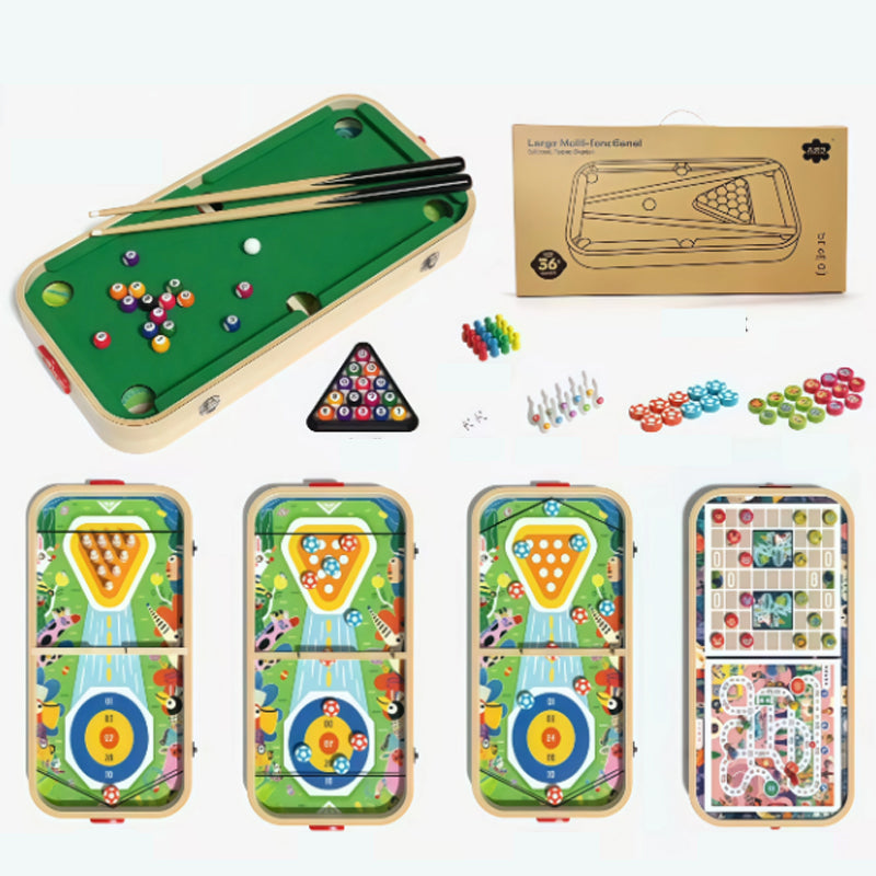 🔥New Hot Selling❤️‍🔥 6-in-1 Wooden Tabletop Game for Kids