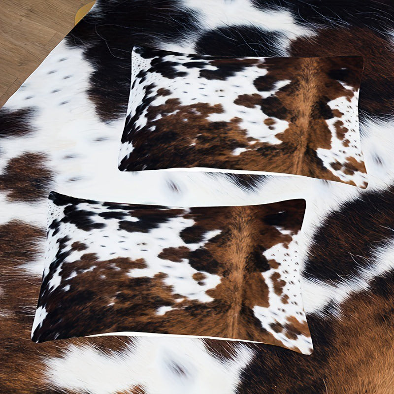 📢📢49% OFF !!🎅Cow Print Duvet Cover Set