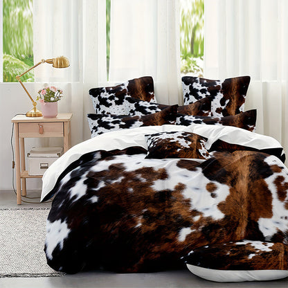📢📢49% OFF !!🎅Cow Print Duvet Cover Set