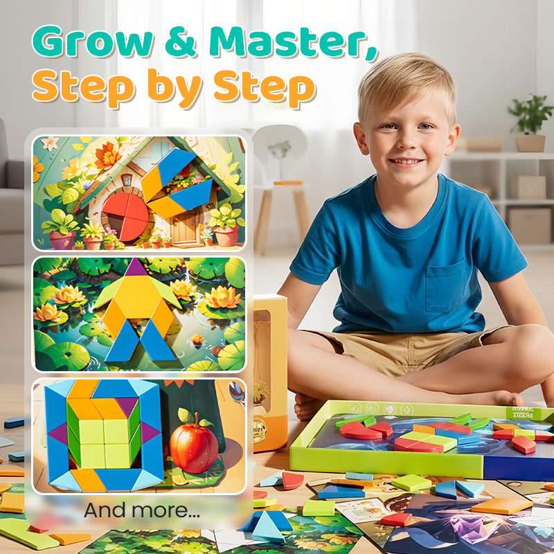 Children’s Educational Magnetic Tangram Puzzle