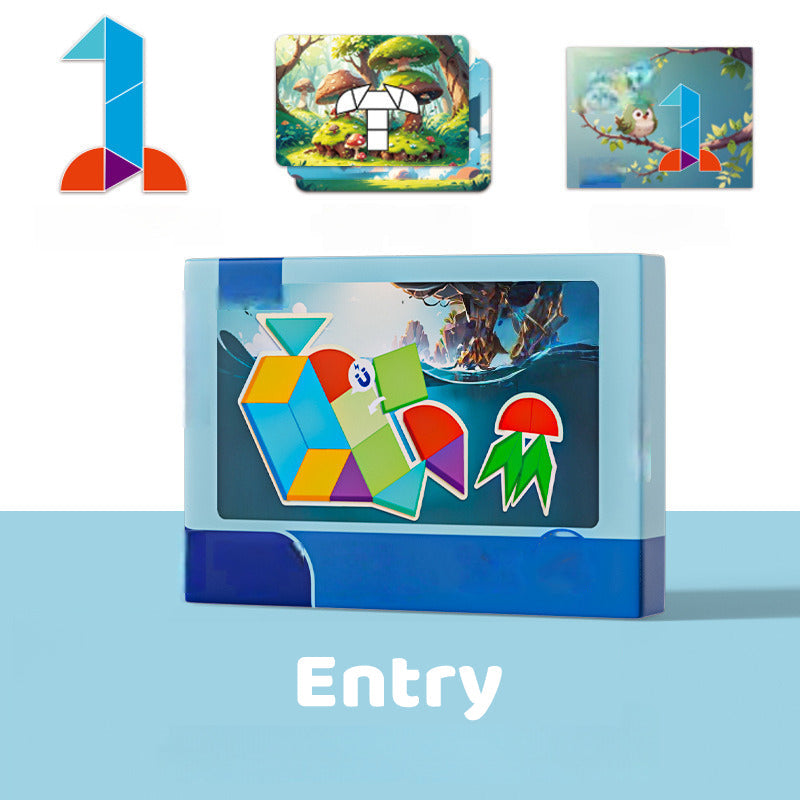 Children’s Educational Magnetic Tangram Puzzle