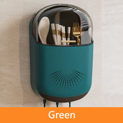 🔥Black-Friday-Mega-Angebot – 50 % Rabatt!🔥 Wall Mounted Multifunctional Chopstick Holder Drain Box