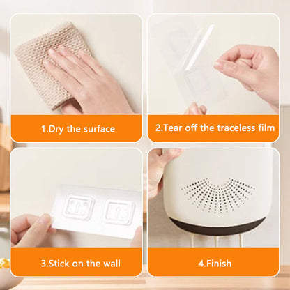 🔥Black-Friday-Mega-Angebot – 50 % Rabatt!🔥 Wall Mounted Multifunctional Chopstick Holder Drain Box