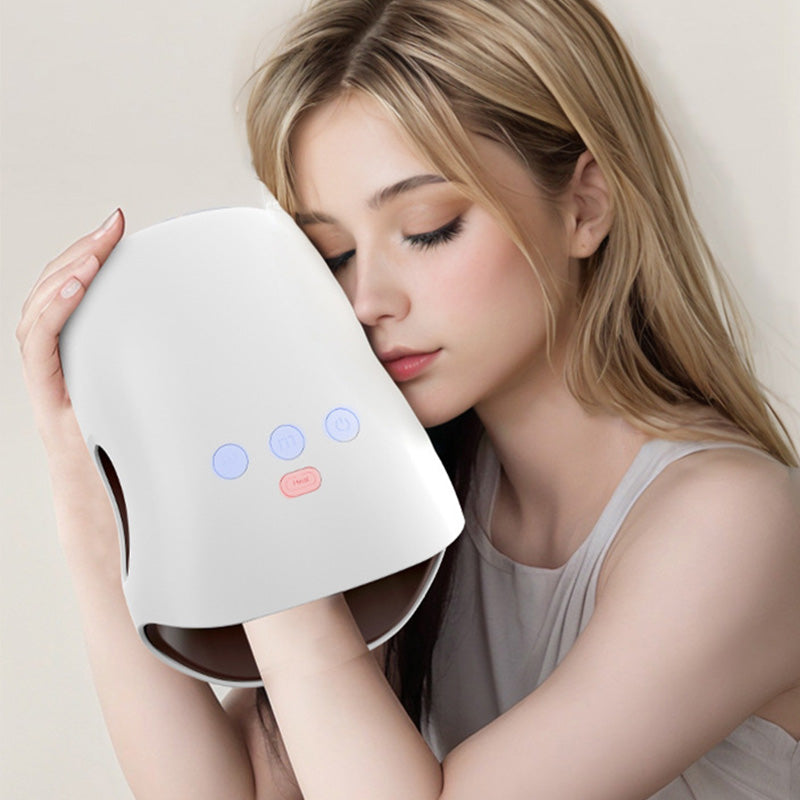 3-Speed Cordless Hand Massager with Heat & Compression
