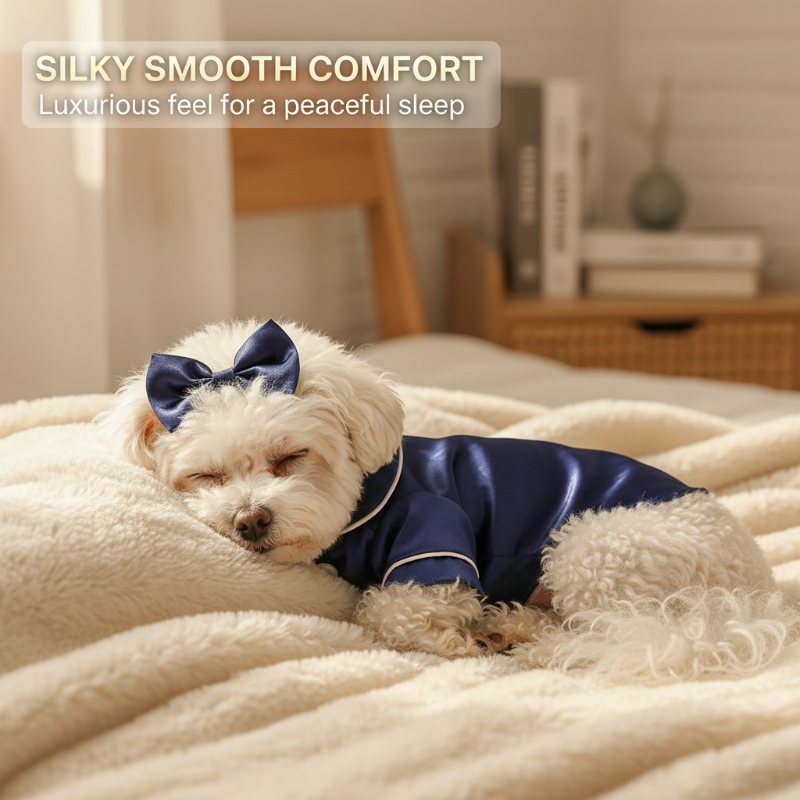 Pet Satin-Feel Pajamas