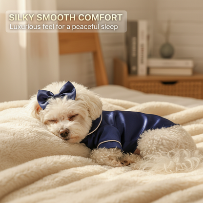 Pet Satin-Feel Pajamas