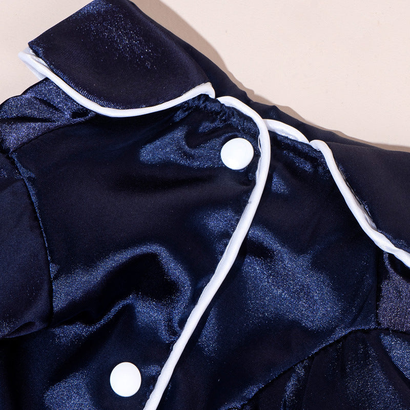 Pet Satin-Feel Pajamas