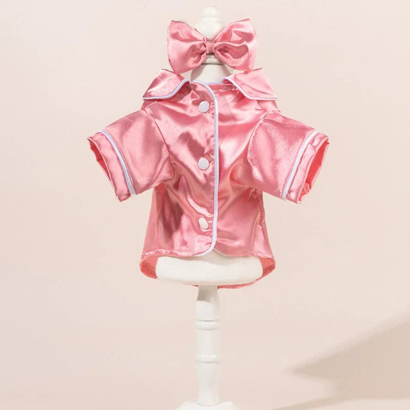 Pet Satin-Feel Pajamas
