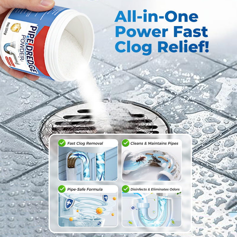🔥BUY MORE SAVE MORE🔥 | 4-in-1 Powerful Pipe Unclogging Powder