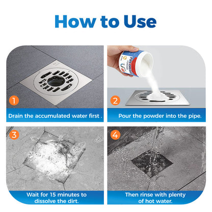 🔥BUY MORE SAVE MORE🔥 | 4-in-1 Powerful Pipe Unclogging Powder