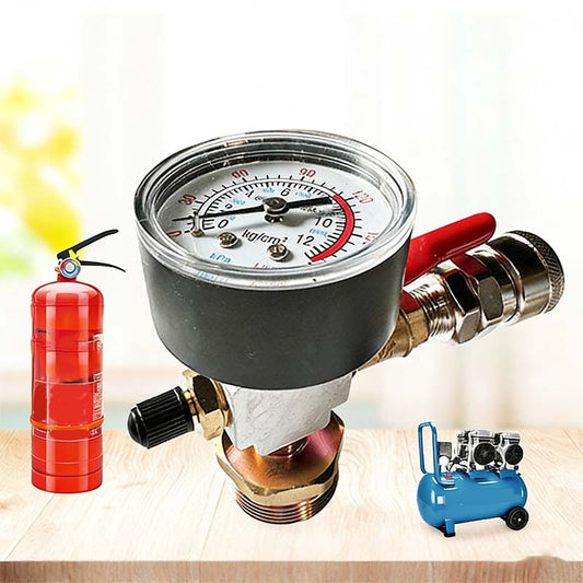 🧯Universal Air Tank Valve Adapter Heavy-Duty Brass Air Tank Adapter | High-Pressure Quick Coupler for Air Tanks to Tire Inflators
