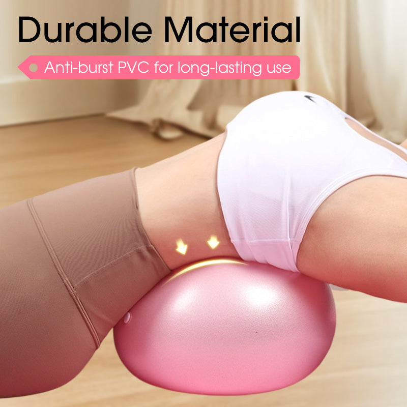 🤸‍♀️ 50% OFF! ⚽ 9-Inch Pilates Ball – Anti-Burst, Pump Included & Ideal for Fitness 📦💪