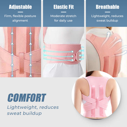 🔥HOT SALE 56%OFF🔥Steel Plate Back Support Posture Corrector