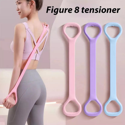 🥳2026 HOT SALE🥳💞50K+ SOLD!💥💪🌈 Unlock Full-Body Training with One Set! Multi-Resistance Yoga Bands with Guide & Bag🎒✨