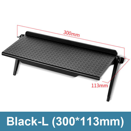 Adjustable TV Top Shelf - No Drilling