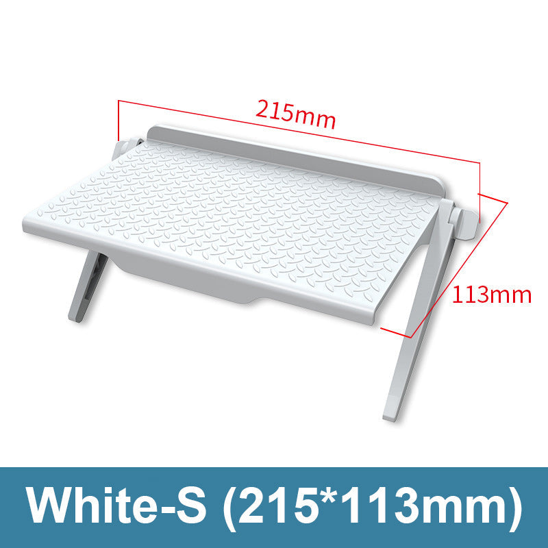 Adjustable TV Top Shelf - No Drilling