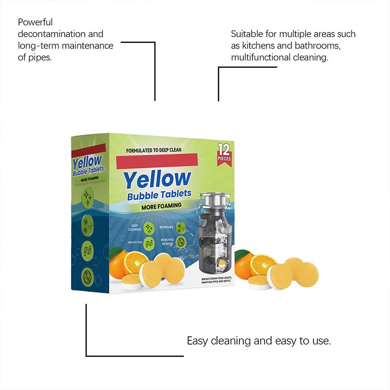 🔥Hot Offers-12PCS Garbage Disposal Cleaner & Deodorizer Tablets