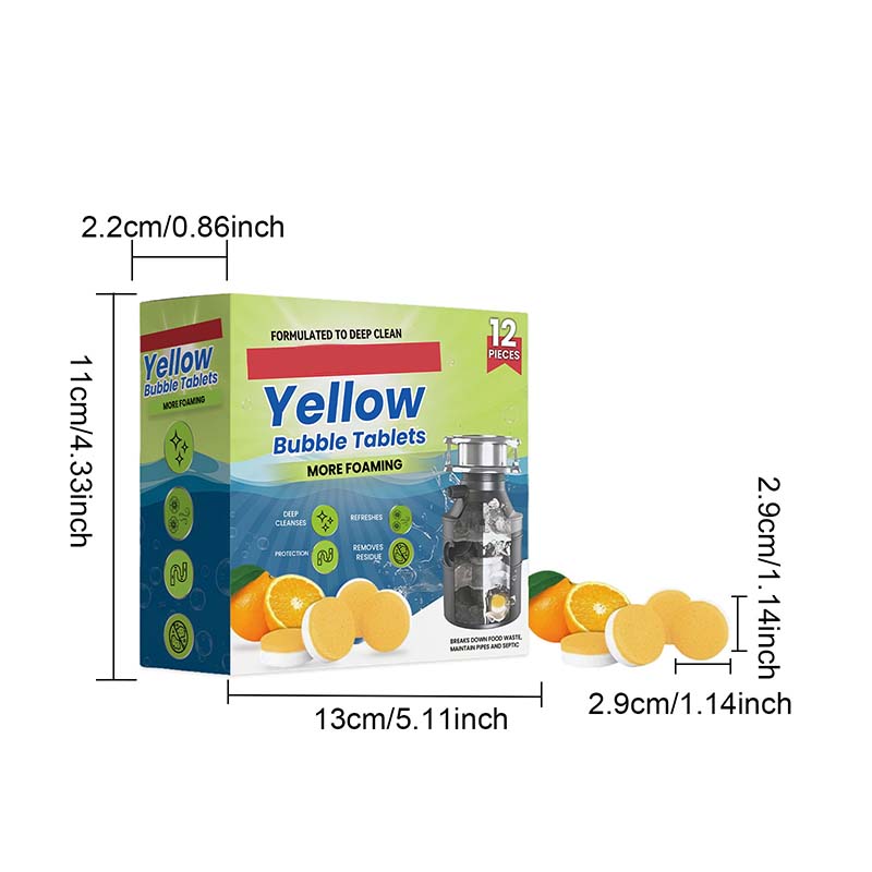 🔥Hot Offers-12PCS Garbage Disposal Cleaner & Deodorizer Tablets