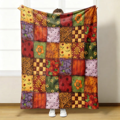 🎁2026 New Arrivals 50% OFF💖Cozy & Soft Floral Flannel Blanket