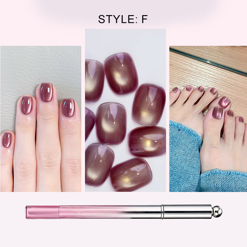 📢📢Buy 1 Get 1 Free!⏰All-in-One Cat Eye Nail Gel Pen – Get a hypnotic cat-eye effect in one stroke! Magnetic gel, lasting shine, salon magic at home. 🖤🌌