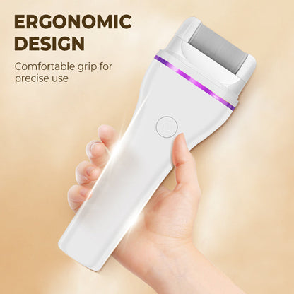 2-Speed Cordless Electric Callus Remover with 2 Replacement Heads