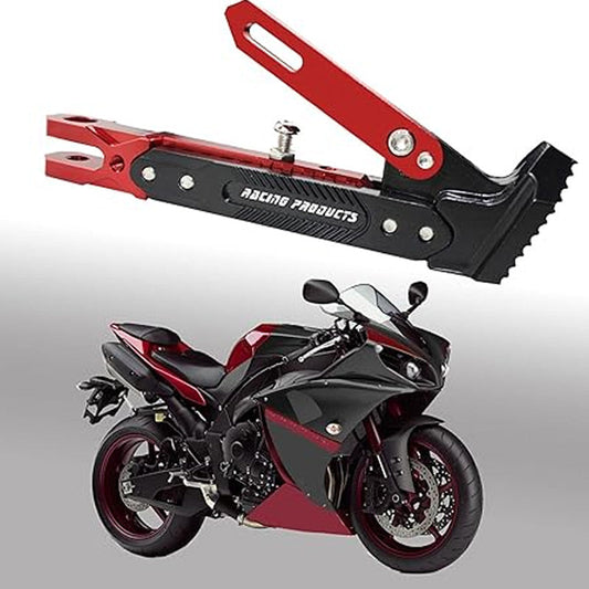 🏍️ Universal adjustable side stand for motorcycles – Fits all models, safe parking! 💪