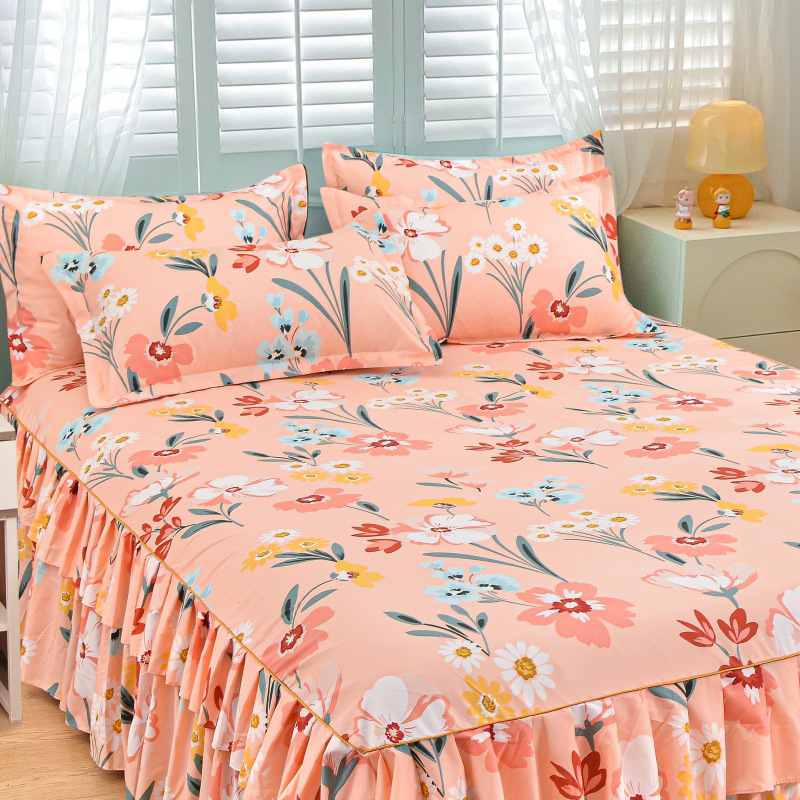 ⏳Limited-time 50% off⏰3-Piece Ruffled Bed Skirt Set🛏️