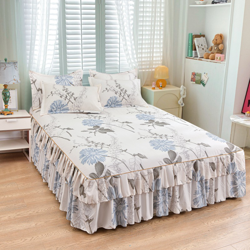 ⏳Limited-time 50% off⏰3-Piece Ruffled Bed Skirt Set🛏️