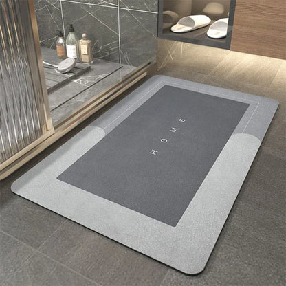 Diatomite Bath Mat, Water Absorbent Mat, 1 Count Non-slip Quick Drying Bathroom Mat, Soft Comfortable Bathroom Rug, Bathroom Accessories for Home Bathroom