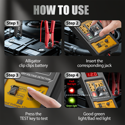 🥳2026 HOT SALE🥳💞50K+ SOLD!🛡️🔦 Your Electrical Safety Guardian. LED Indicator Tester for Safe, Accurate Checks. 🚗🧰