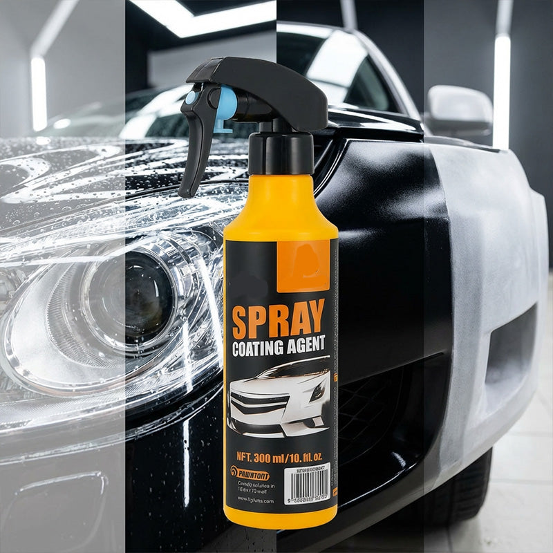3‑in‑1 SiO₂ Ceramic Quick Coat Spray – Waterless Wash, Streak‑Free Gloss & Rain‑Beading Shield