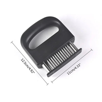 📢 50% OFF!! 🎉 Meat Tenderizer with 48 Stainless Steel Blades – Tenderize in Seconds, Dishwasher-Safe & Safe Storage Cover Included! 🔪