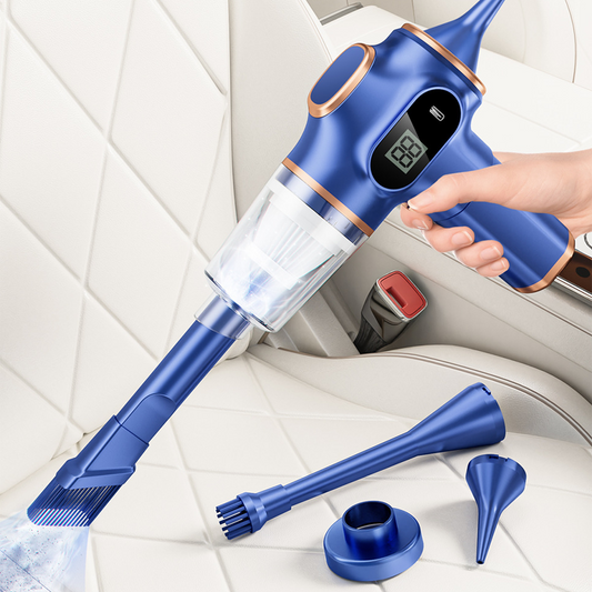 🚗 60% OFF NOW! ✨ 4 in 1 High Power Cordless Car Vacuum Cleaner – Strong Suction, Long Battery Life & Versatile Attachments 🍃