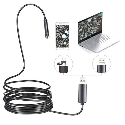 🔥3 In 1 Waterproof USB Endoscope Camera with LED