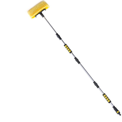 🚗 Extendable Car Wash Brush – 60" Long Handle, 360° Clean! ✨ Reach higher, scrub smarter – gentle on paint, tough on dirt! 🧼💦