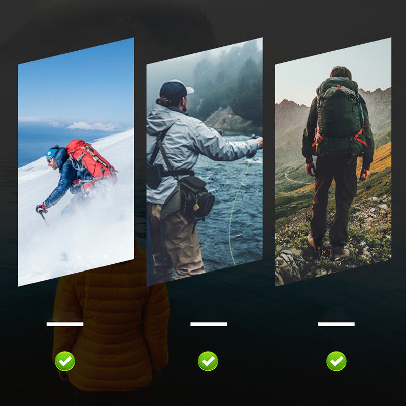🌧️💧3-layer waterproof socks, breathable and moisture-wicking, perfect for outdoor adventures🏞️🚶