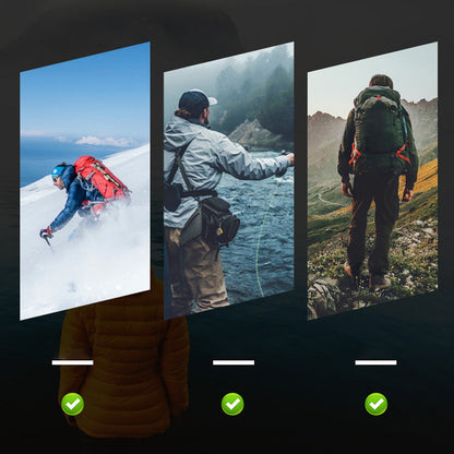 🌧️💧3-layer waterproof socks, breathable and moisture-wicking, perfect for outdoor adventures🏞️🚶