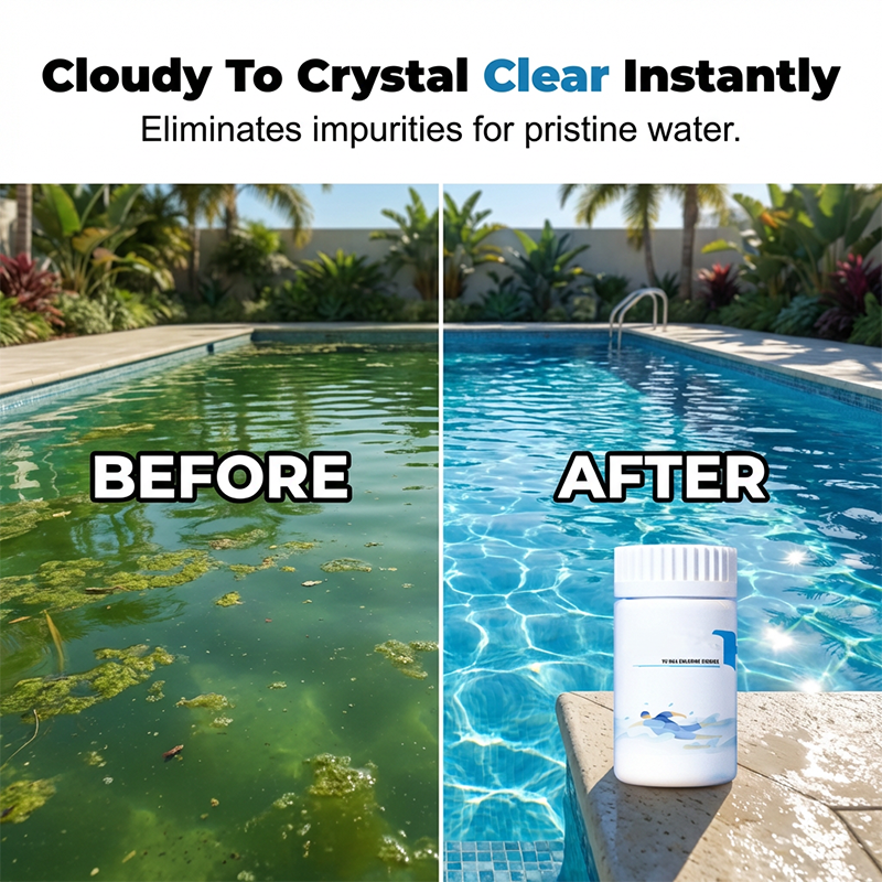 🏊‍♂️Crystal Clear Pool Cleaning Tablets!