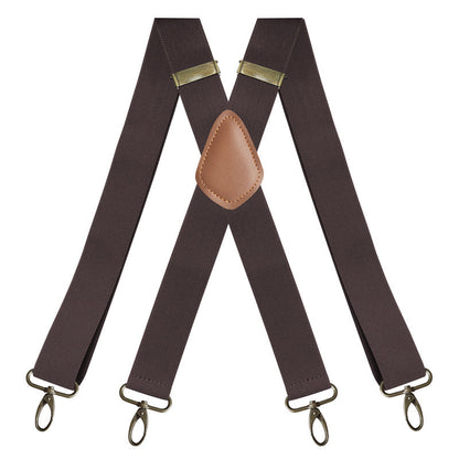 📢📢49% OFF !! ⏰Men's X-Back Suspenders with Hook Clips