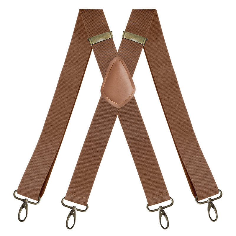 📢📢49% OFF !! ⏰Men's X-Back Suspenders with Hook Clips