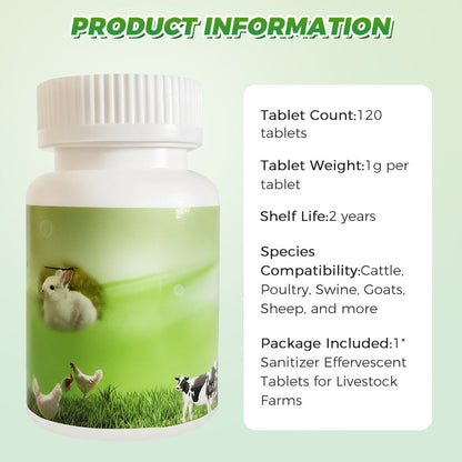 Sanitizer Effervescent Tablets for Livestock Farms