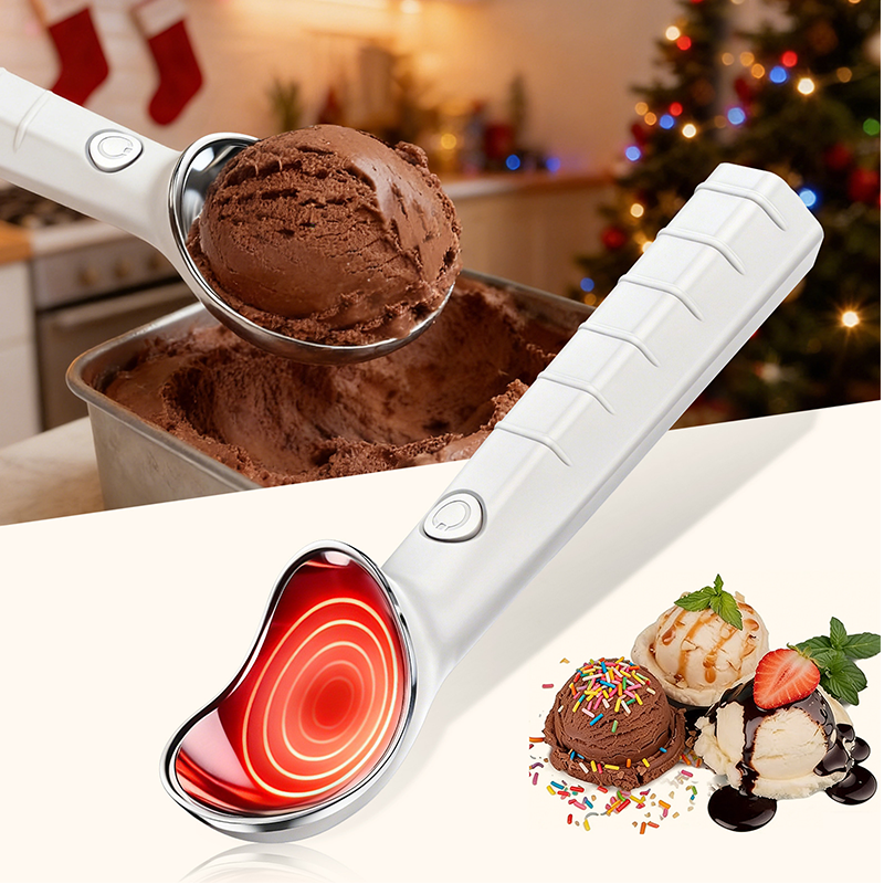 🥄 50% OFF NOW! ⚡ Electric Self-Melting Ice Cream Spoon – Heats Instantly, Smooth Scooping & Perfect for Effortless Dessert Enjoyment 🍦
