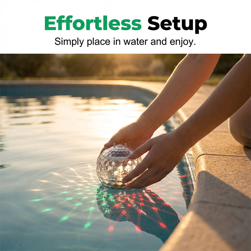 🔥New Hot Selling❤️‍🔥Solar-Powered Floating Pool Lights